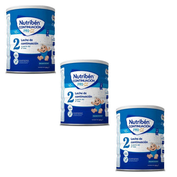 NUTRIBÉN Continuación Pro Alfa 2 Leche de Continuación Pack 3x800gr
