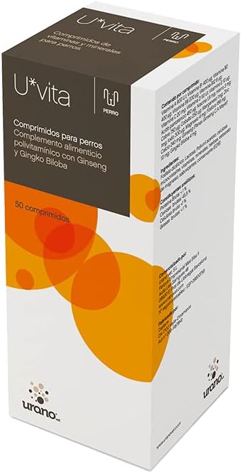 Urano Vet Uvita Perros Suplemento Nutricional Tabletas 50 uds