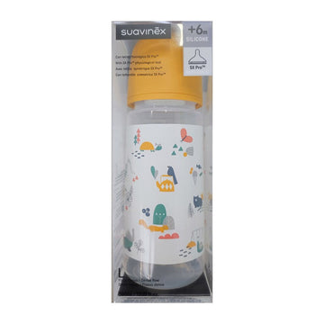 SUAVINEX Biberón 360ml Tetina Fisiológica SX Pro Flujo Denso (L) - Amarillo