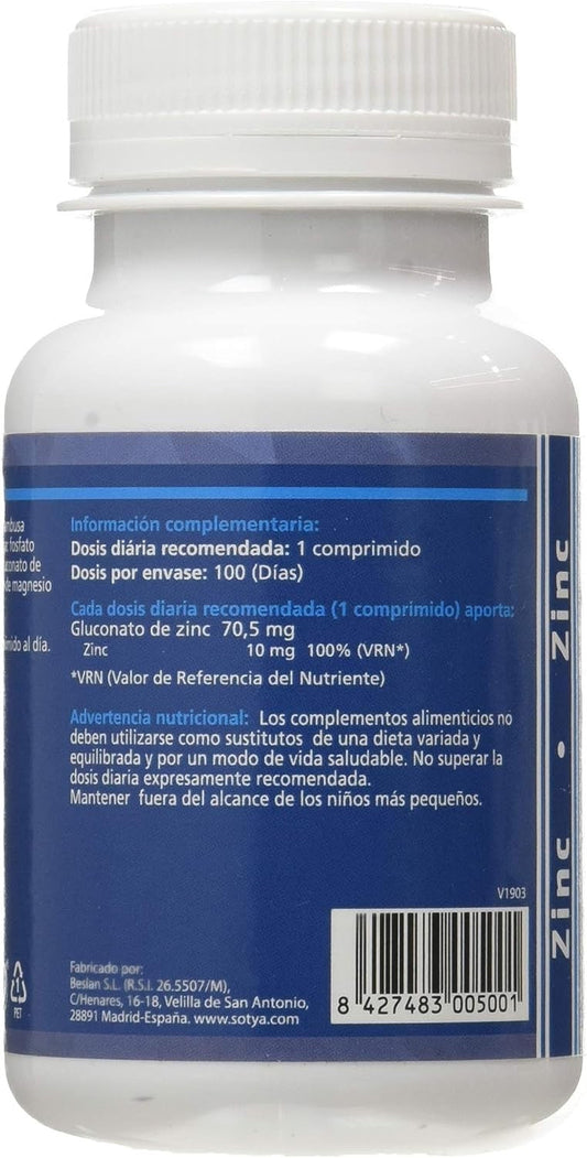 Sotya Beslan Zinc 500 Mg 100 Comprimidos