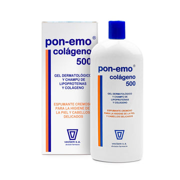 Vectem Pon-Emo Colágeno Gel-Champú Piel y Cabellos Delicados 500ml