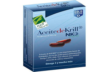 100% Natural Aceite De Krill Nko 40 Cápsulas de 500 mg