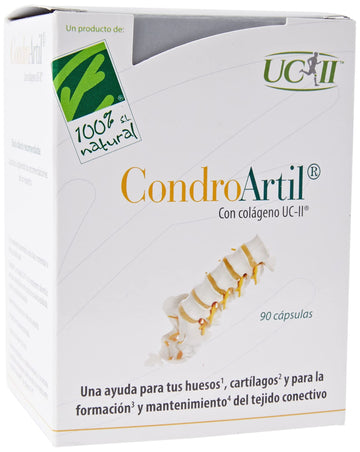 100% Natural Condroartil Con Colágeno Uc-Ii 90 Cápsulas