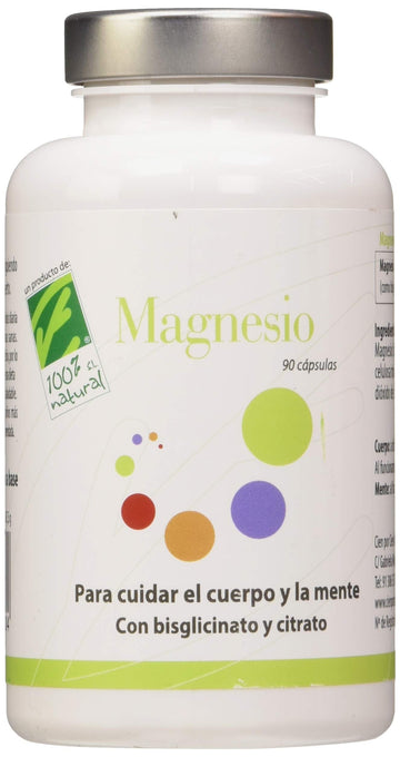 100% Natural Magnesio 90 Cápsulas