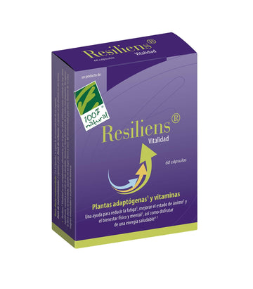100% Natural Resiliens Vitalidad 60 Cápsulas