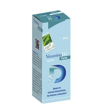 100% Natural Vitamina D3 Líquida Forte 30ml