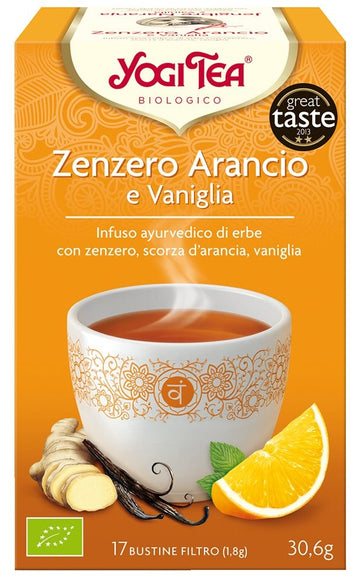 Yogi Tea Jengibre Vainilla y Naranja 17 Bolsitas