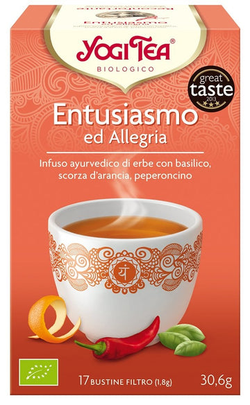 Yogi Tea Alegría De Vivir Reconfortable 17 Bolsitas