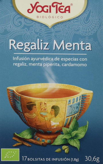 Yogi Tea Regaliz y Menta 17 Bolsitas
