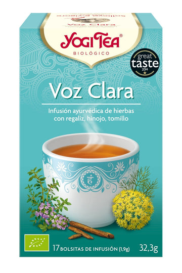 Yogi Tea Voz Clara 17 Bolsitas