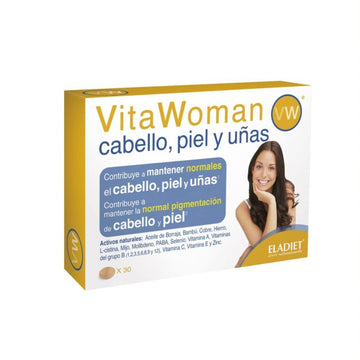 Eladiet Vitawoman Cabello Piel Y Uñas 30 Comprimidos