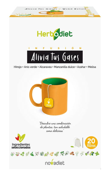Novadiet Herbodiet Alivia Tus Gases 20 filtros
