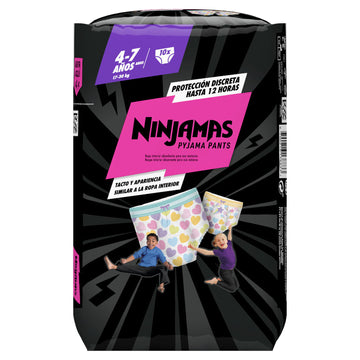 Dodot Ninjamas Carry Pack Corazón Talla 7 - 10 uds.