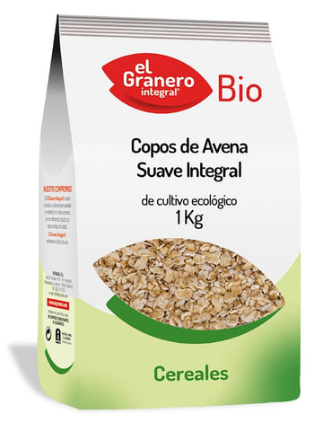 El Granero Integral Copos Avena Suaves Integral Bio 1 Kg