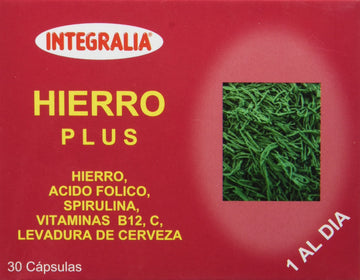 Integralia Hierro Plus 30 Cápsulas