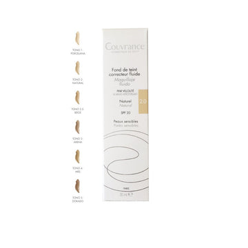 Avène Couvrance Maquillaje Fluido Natural Nº2 SPF20 (30ml)