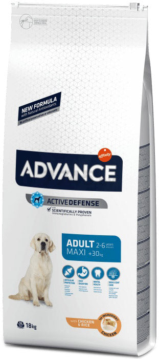 Affinity ADVANCE Canine Adult Max Pollo Arroz Alimento Seco 18kg