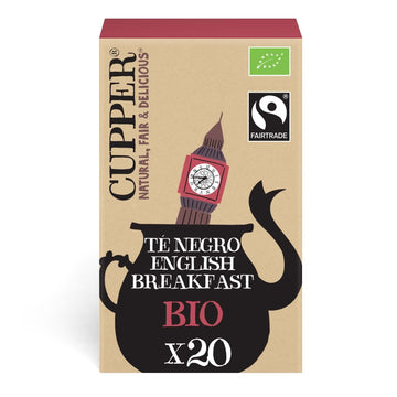Cupper Classic Té English Breakfast Bio 20 Bolsas