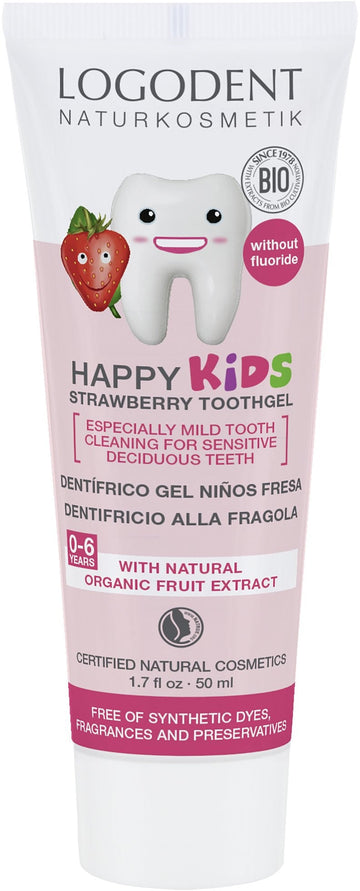 Logona Dentífrico Niños Fresa Sin Flúor 50 ml