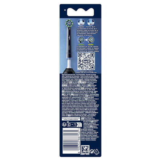 ORAL-B Recambio Cepillo Cross Action Negro 6 uds