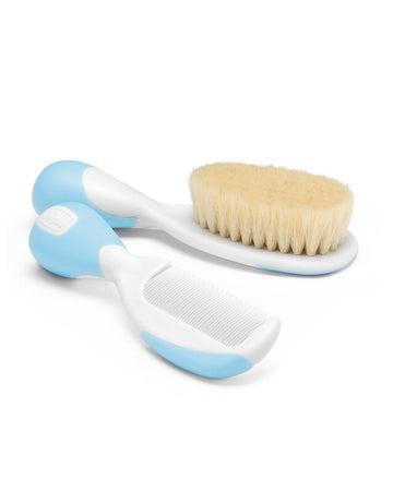 CHICCO Cepillo Y Peine Pelo Natural Azul