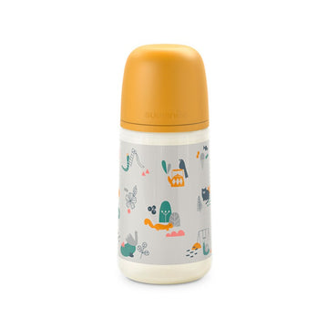SUAVINEX Biberón 270ml Tetina Fisiológica SX Pro Flujo Medio (M) - Pájaros Amarillo