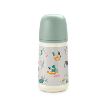 SUAVINEX Biberón 270ml Tetina Fisiológica SX Pro Flujo Medio (M) - pájaros verde