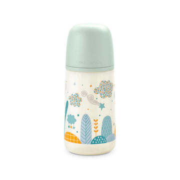 SUAVINEX Biberón 270ml Tetina Fisiológica SX Pro Flujo Medio (M) - Bosque Azul