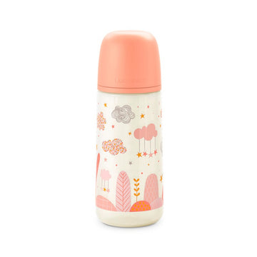 SUAVINEX Biberón 360ml Tetina Fisiológica SX Pro Flujo Denso (L) - Bosque Coral
