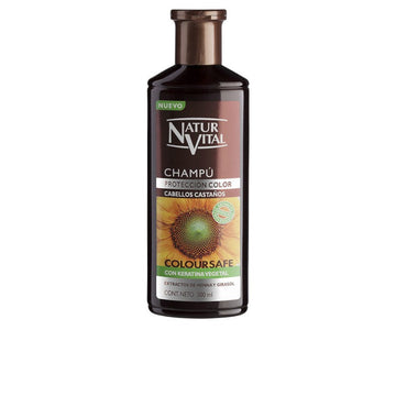 Natur Vital Champu Color Castaño 300 ml