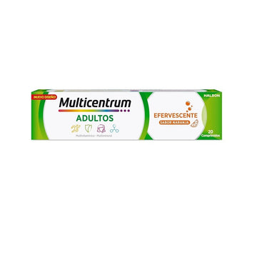MULTICENTRUM Efervescentes Adultos 20 Comprimidos Sabor Naranja