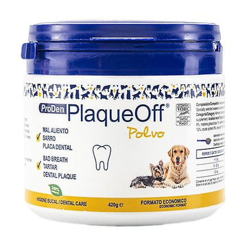 Swedencare Plaqueoff Perro Gato Suplemento Dental en Polvo 420g