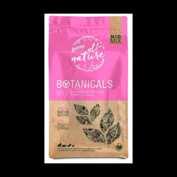Bunny Botanicals Mezcla Llanten Menor y Pétalos de Rosa 120g