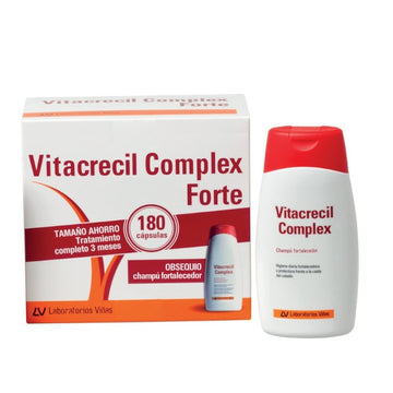 VITACRECIL Complex Forte 180 Cápsulas + Champú