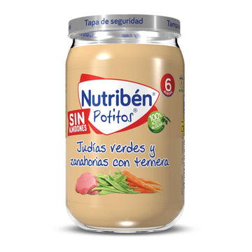 Nutribén Potito Ternera Judias Verdes Zanahoria 235g