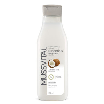 MUSSVITAL Gel de Baño Aceite de Coco 750ml