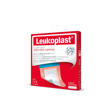 Leukoplast Leukomed Sorbact 8 cm x 10 cm 3 unidades