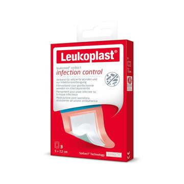 Leukoplast Leukomed Sorbact 5 cm x 7,2 cm 3 unidades