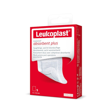 Leukoplast Leukomed 5 cm x 7,2 cm 5 unidades