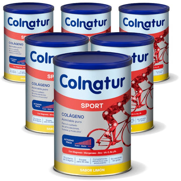 COLNATUR Sport Limón Colágeno Soluble PACK 6x360g