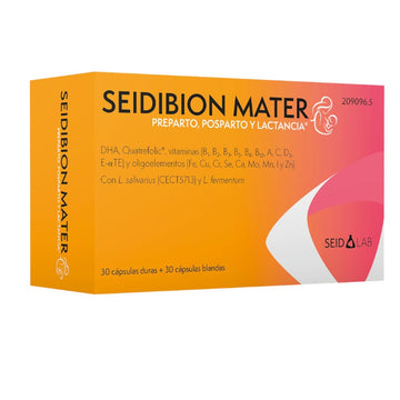 SEIDIBION MATER Preparto Postparto y Lactancia 30 Comprimidos + 30 caps
