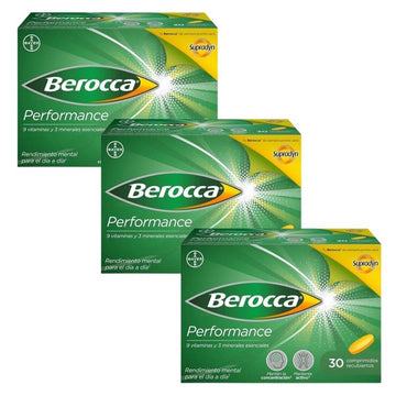 BEROCCA Performance 3x30 Comprimidos