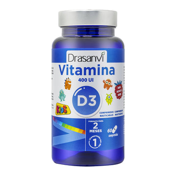 Drasanvi Vitamina D3 Kids 400 Ui 60 Comprimidos Masticables