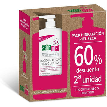 SEBAMED Emulsión Hidratante Sin Jabón con Aceite de Oliva DUPLO 2x750ml