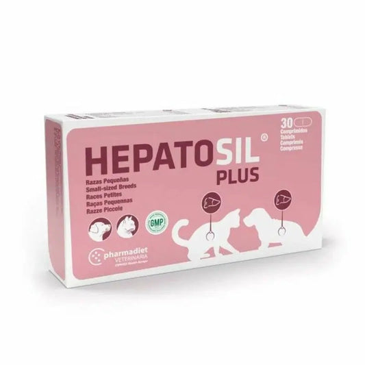 Pharmadiet Hepatosil Plus Suplemento para Perros y Gatos 30 ud