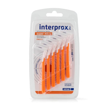 INTERPROX PLUS Cepillo Interproximal Angulado Super Micro 0.9 x6