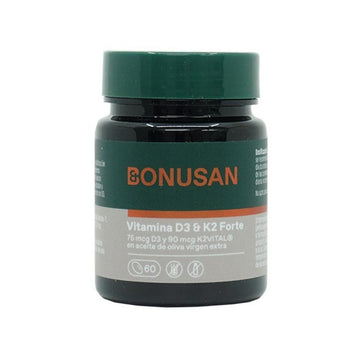 Bonusan Vitamina D3 & K2 Forte 60 Cápsulas