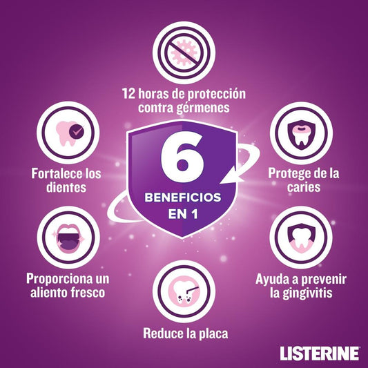 LISTERINE Cuidado Total 500 ml + 250 ml GRATIS