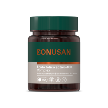 Bonusan Ácido Fólico Activo 400 Mcg Plus 90 Tabletas