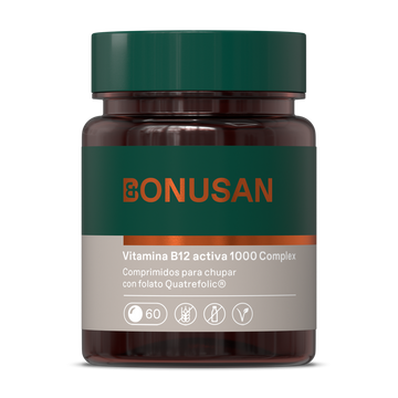 Bonusan Vitamina B12 Activa 1000 Mcg 60 Tabletas